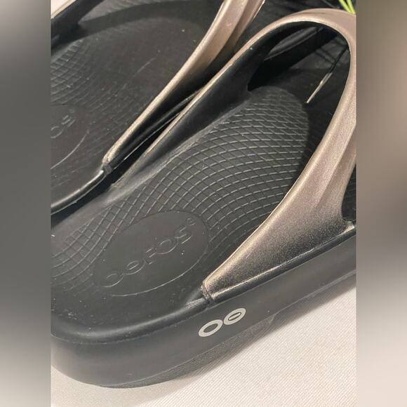 OOFOS OOlala Sandals Latte - US Women's 6 EU 37 - Picture 4 of 7